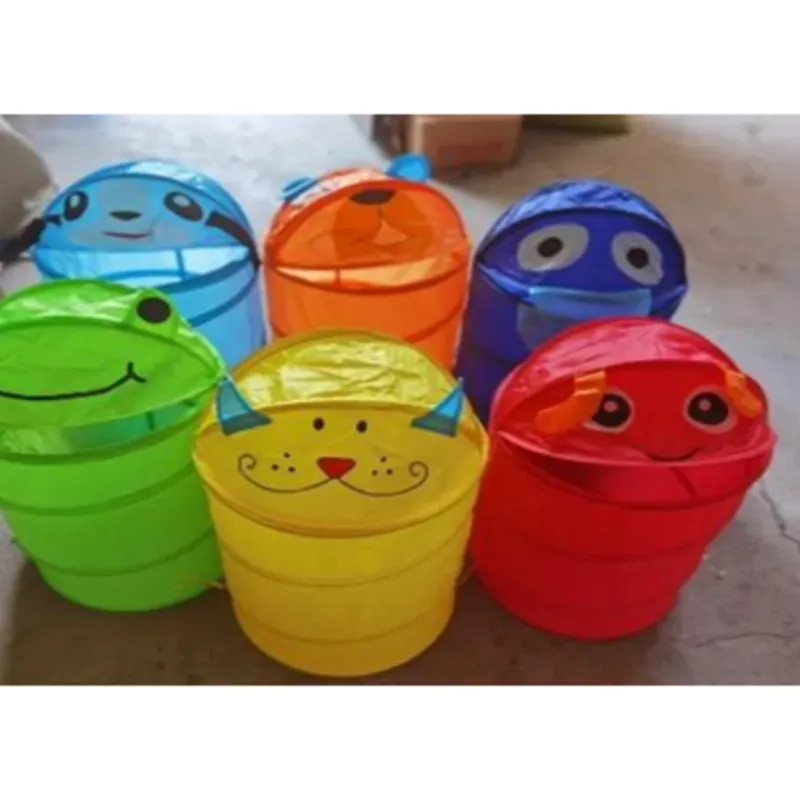  Cesto de ropa sucia, 35×42CM, 4 modelos 4  colores mixtos 1PC/OPP