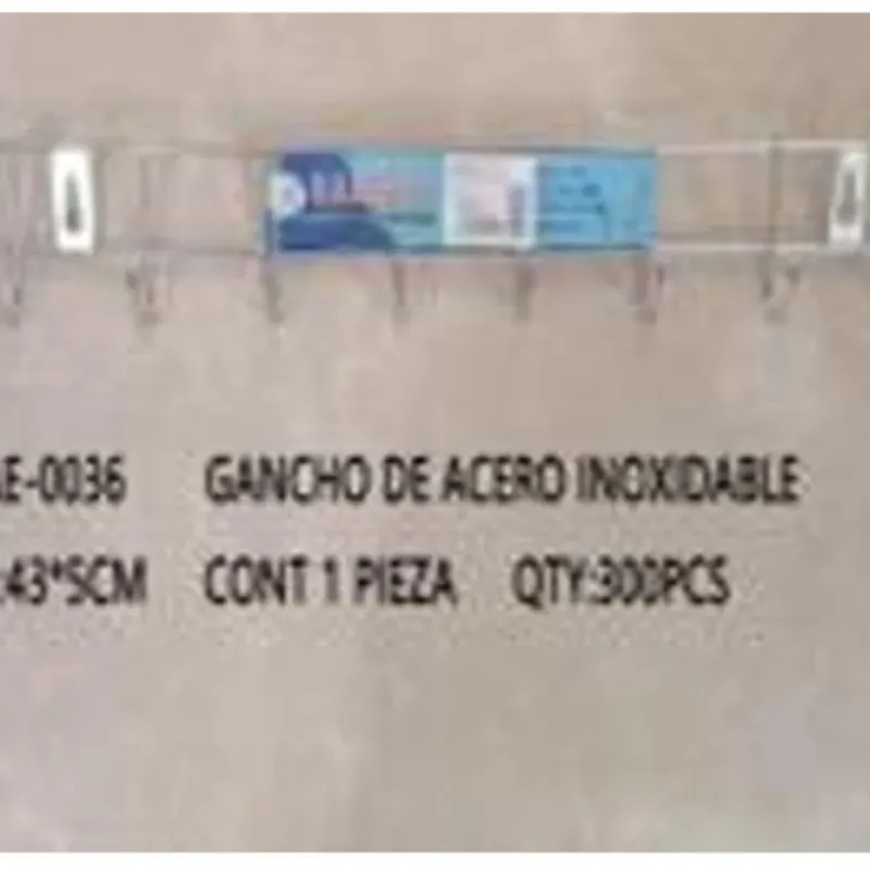  Colgador de la ropa;  8 cabezas;  Acero inoxidable;  43 * 5,5 cm;