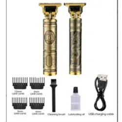 Cortadora de cabello, 15cm, 75g, aleación de  zinc, tiempo de descarga: 30 minutos, capacidad  de la batería: 400mAh, motor: 130, potencia /  voltaje: 3w / 3,7v, color como se muestra en la  imagen, modelo de batería: 14500, cabeza de  cuchillo de acero  Caja de color 1Set