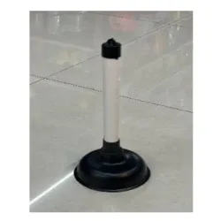  Destupidor de caucho con mango plástico,  11 cm