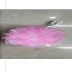  Esponja de baño,  40G, malla fina suave, mezcla de 5-6 colores,  12 piezas / opp