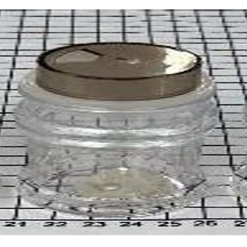 Frasco de plástico transparente con tapa,para  condimentos  color mixto, 10x5cm, 42g