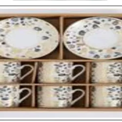 juego de tazas de café；6tazas；80-90cc；