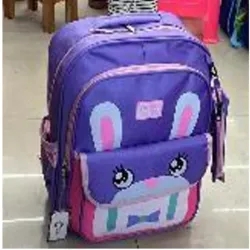  Mochilas con dos bolsillos  delanteros y dibujo de muñecos  animados.  16 pulgadas, materiales de  nylon, 39 × 30 × 18 cm;  1U / bolsa plástica 