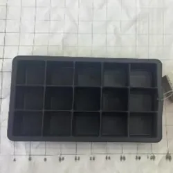 moldes para hielo de silicona； 120g, 18.5 * 11.5 * 3.5cm3-4 mezcla de color  1pc/op