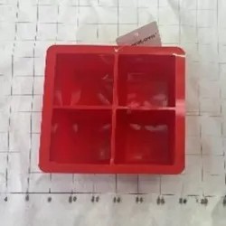  moldes para hielo de silicona  84g, 10.7 * 10.7 * 5.2cm3-4 color mixto 1pc/opp