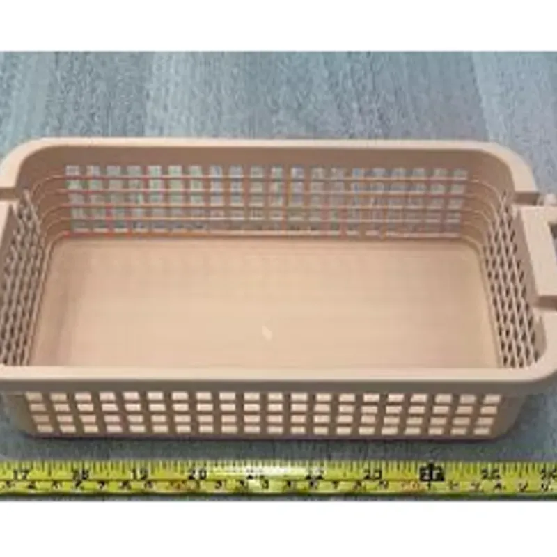  Organizador，cesta rectangular plástica,100g,  27.5*16*7cm.
