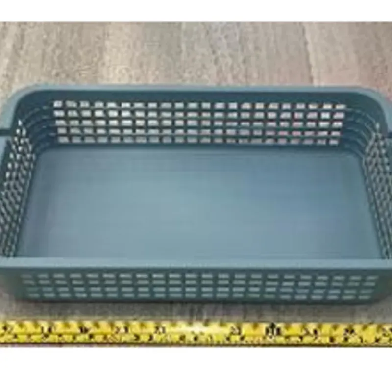  Organizador，cesta rectangular plástica,138g,  32*19*7.5cm.