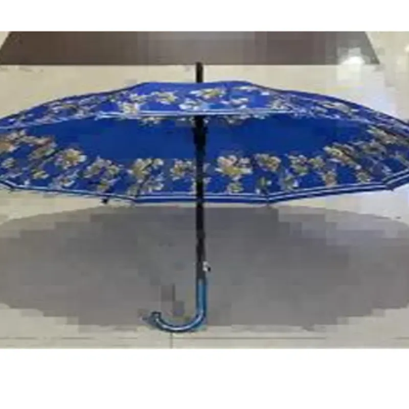Paraguas  Tela de poliéster, 55 cm, 10 huesos, colores  mezclados, huesos de hierro  Bolsa plástica