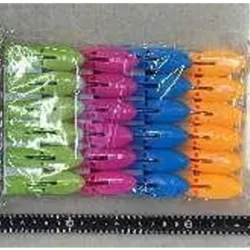  Pinzas de plástico para la ropa  Plástico , material nuevo, 135g, 6,8 * 2 cm;  24pzas /bag