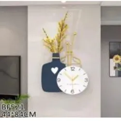  RELOJ DE PARED  44*84CM,HIERRO  1UNIDAD/CAJA AMARILLA