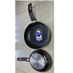 Sarten antiadherente de aluminio con cabo  plástico, 26 cm,320g