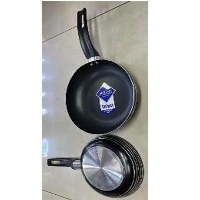 Sarten antiadherente de aluminio con cabo  plástico, 26 cm,320g