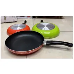  Sarten de aluminio  antiadherente con cabo de  plástico, , mezcla de 2 colores,24 cm, 310g
