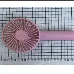  Ventilador plástico de mano,  con batería recargable de 1200 mAh,  10.5*21.5cm.