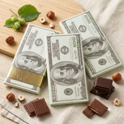 Barra de Chocolate 100 Dollar x 3