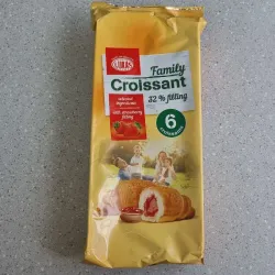 Croissant con fresa 6u