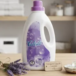 Detergente Liquido 1L Celeste
