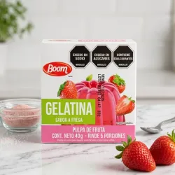 Gelatina Boom Fresa 40g