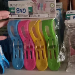 Pinza Plastica 4 Pzs Grande