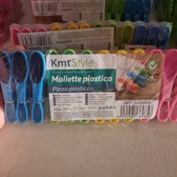 Pinza plastica 12 pzas