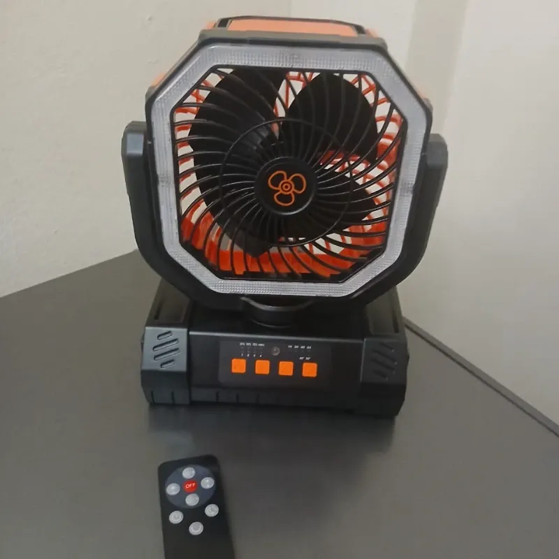 Ventilador Recargable Naranja 20 000mAh