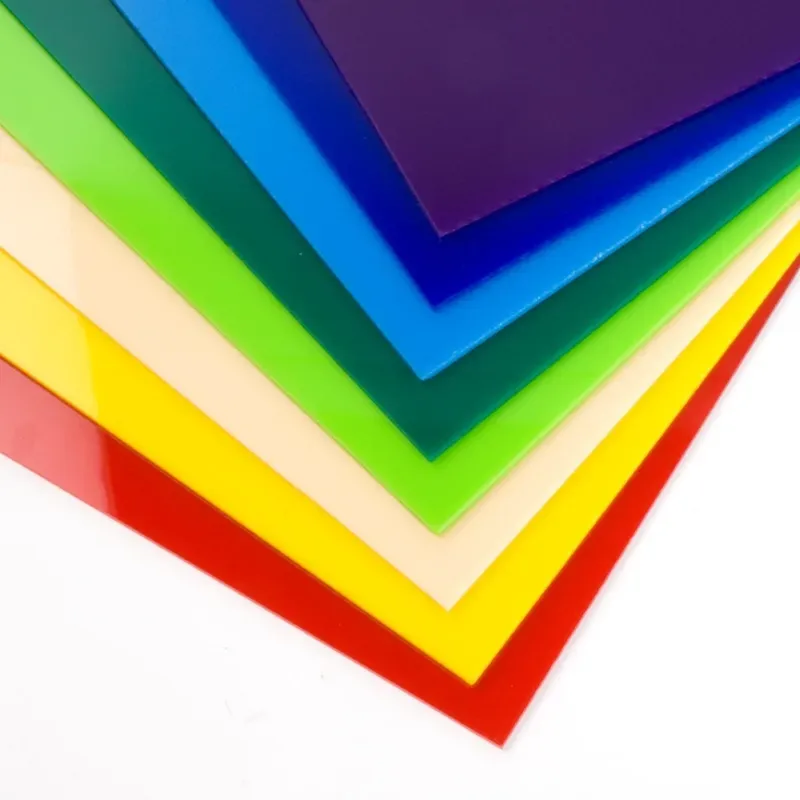 Acrílico de colores