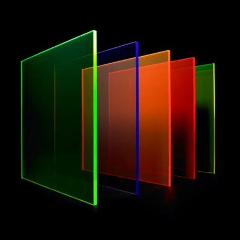 Acrílico de colores