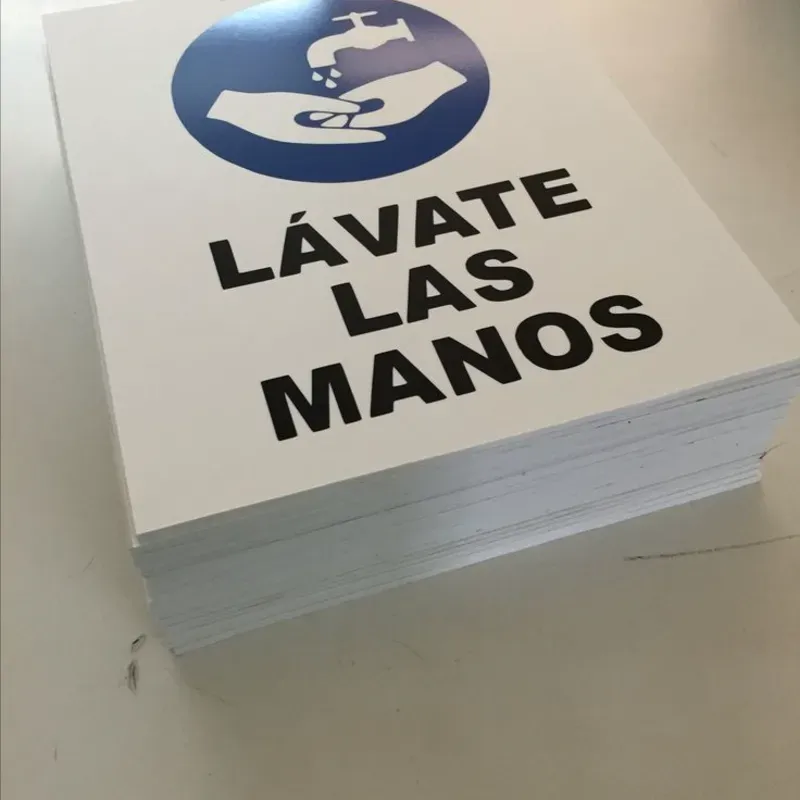 Carteles de Vinilo sobre PVC