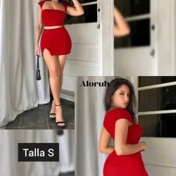 Conjunto de saya corto