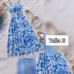 Vestido estampado estilo verano