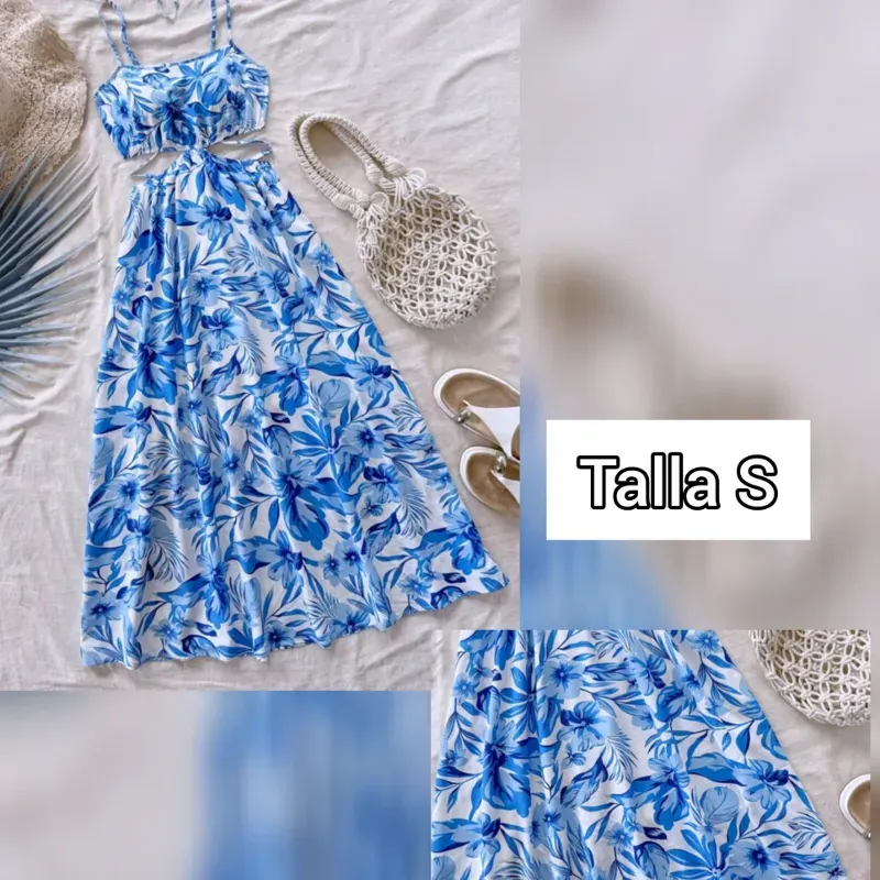 Vestido estampado estilo verano