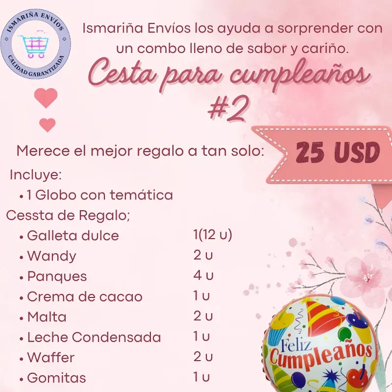 Cesta de cumpleaños 2