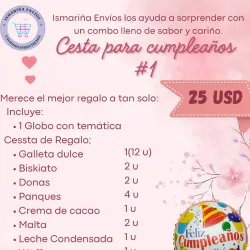 Cesta Para Cumpleaños 1