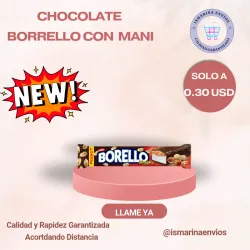 Chocolate borello con mani