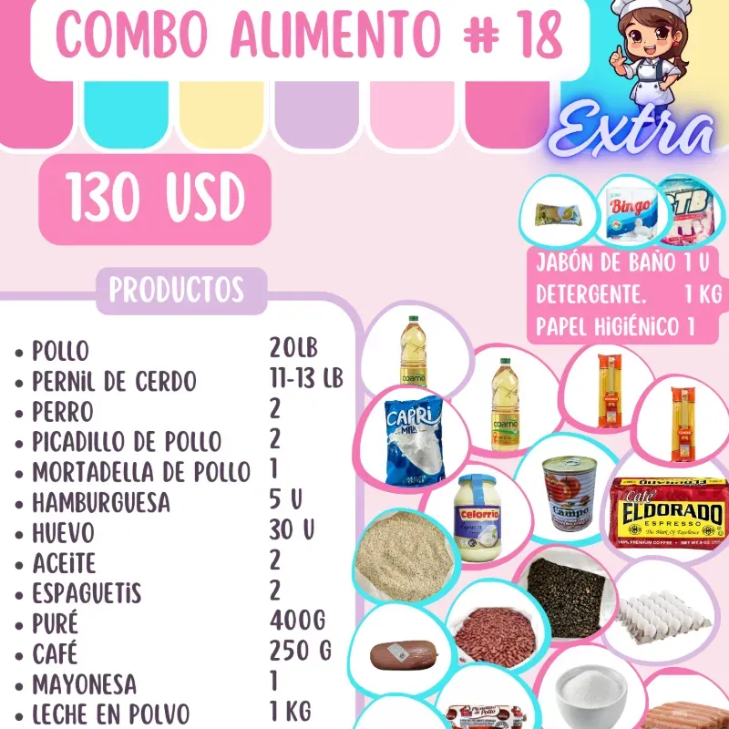 Combo Alimento 18