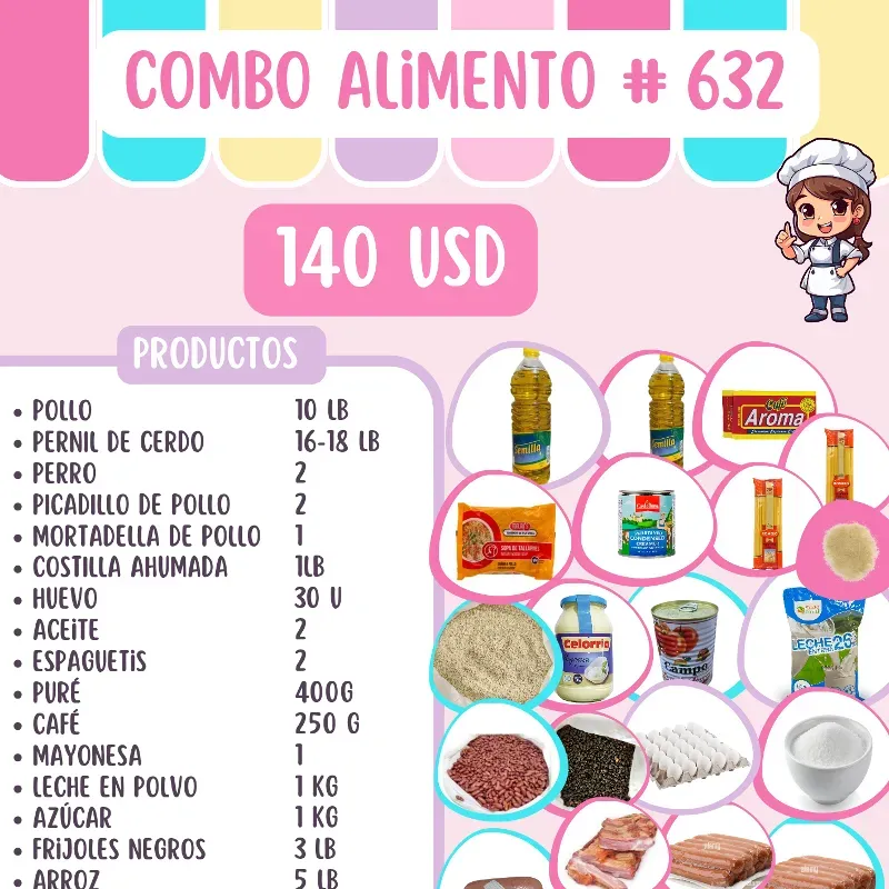 Combo Alimento  632