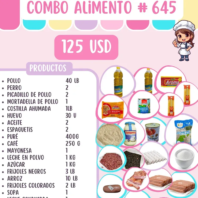 Combo Alimento 645