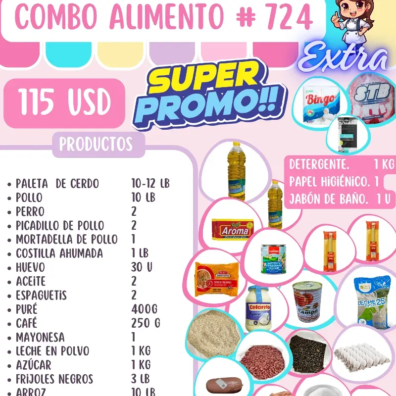Combo Alimento 724