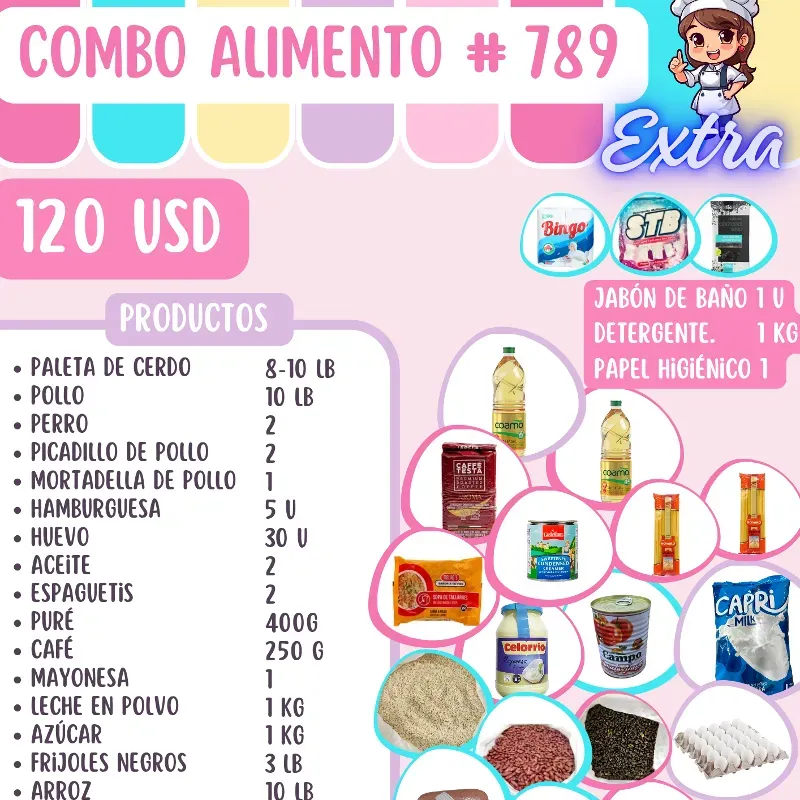 Combo Alimento 789