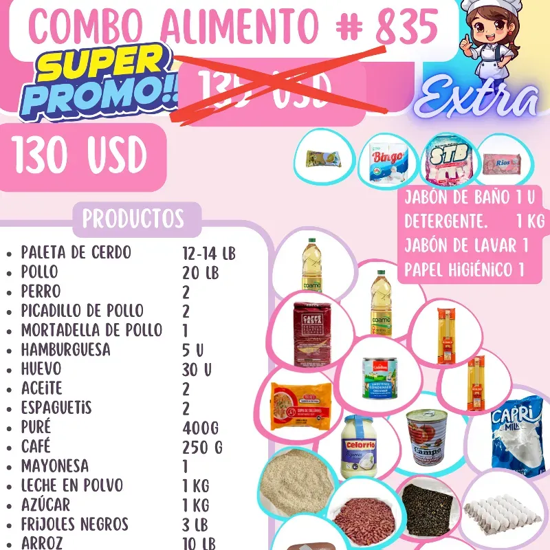 Combo Alimento 835