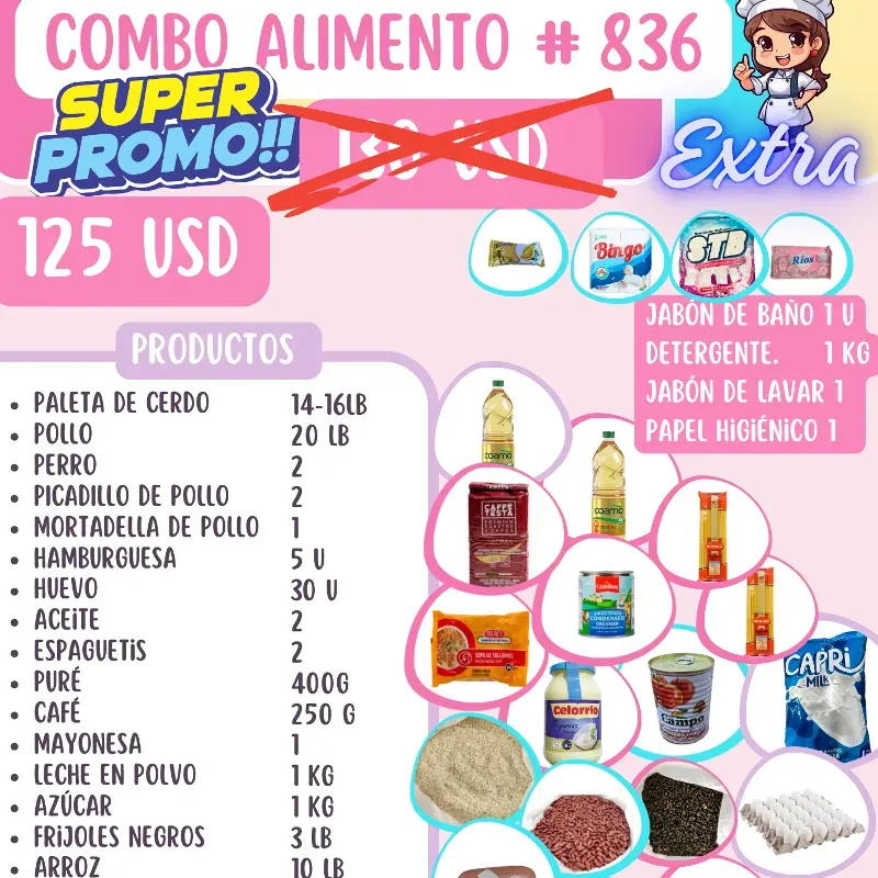 Combo Alimento 836