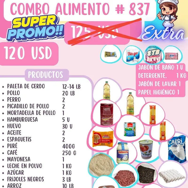 Combo Alimento 837