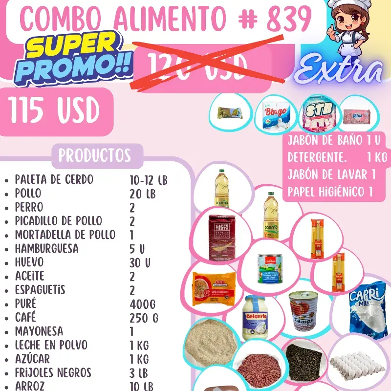 Combo Alimento 839