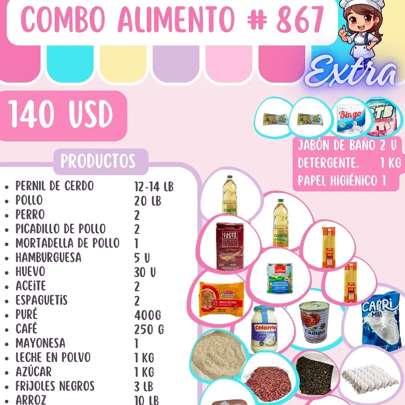 Combo Alimento 867
