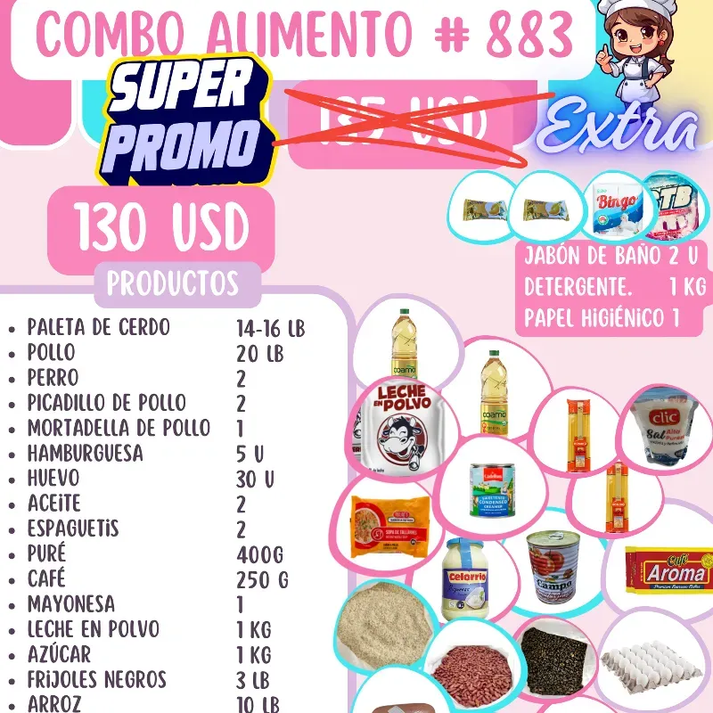 Combo Alimento 883