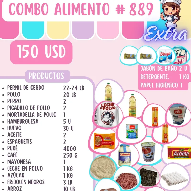 Combo Alimento 889