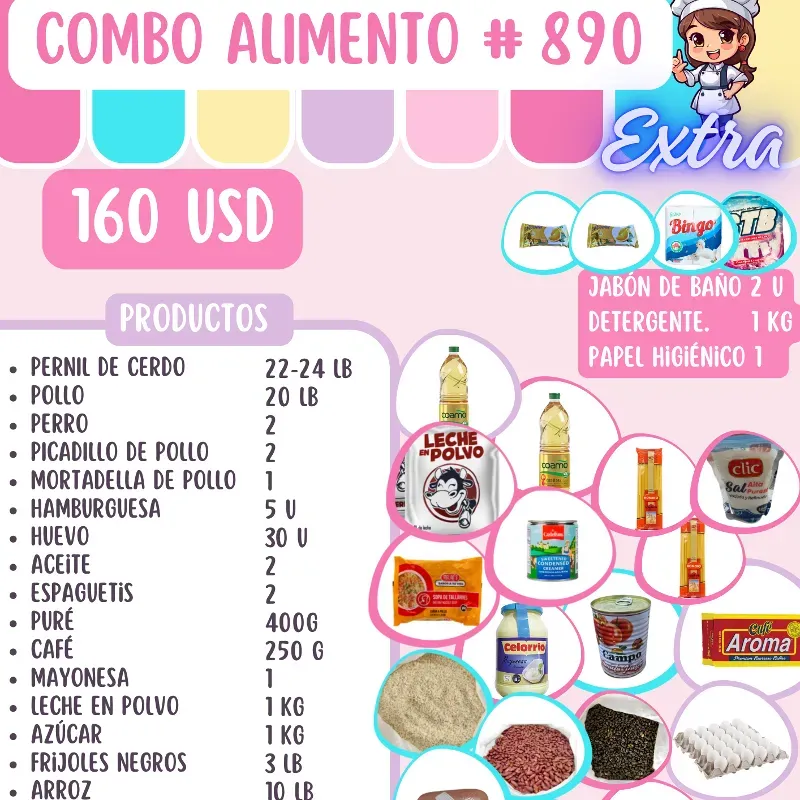 Combo Alimento 890
