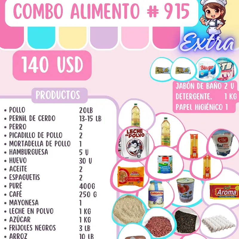 Combo Alimento 915