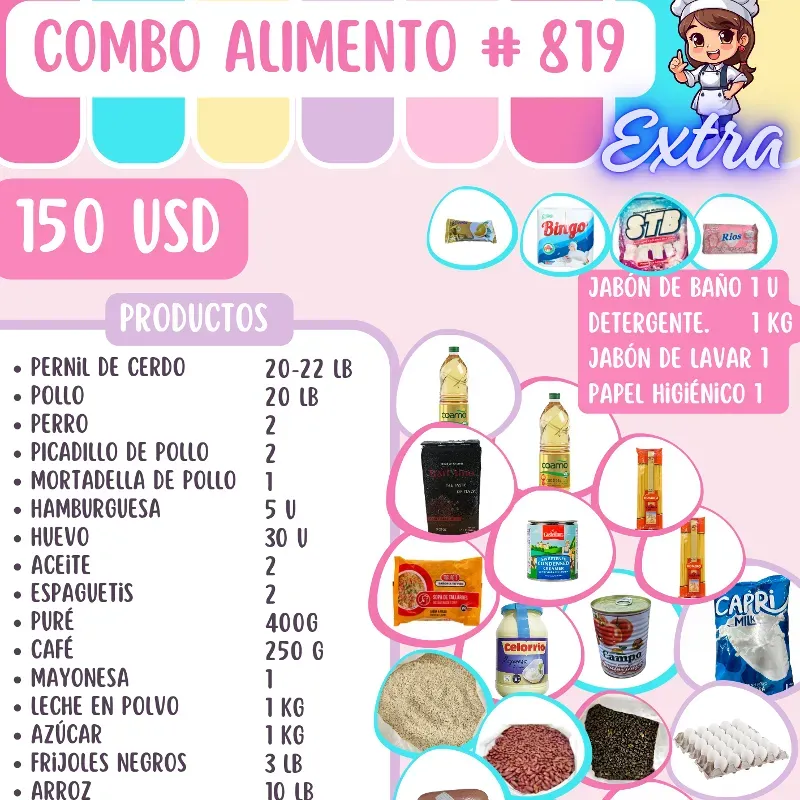 Combo Alimentos 819